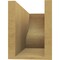 Ekena Millwork 6in. W x 8in. H x 16in. L Garner Woodgrain TimberThane Rafter Tail, Primed Tan RFTUR06X08X16GARRCPR - alternate 4